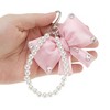 Unique Bargains Faux Pearl Bow Handbag Charms Keychains 1 Pc - 4 of 4