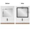 Amanti Art Mirror Makeover Bathroom Mirror Frame Border Kit  - Fully Assembled Peel and Stick Frame - Mirror NOT Included - Avon Black Trim - 4 of 4