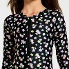 Girls' Long Sleeve Daydream Ditsy One Piece Swimsuit - Cat & Jack™ Black - 3 of 3