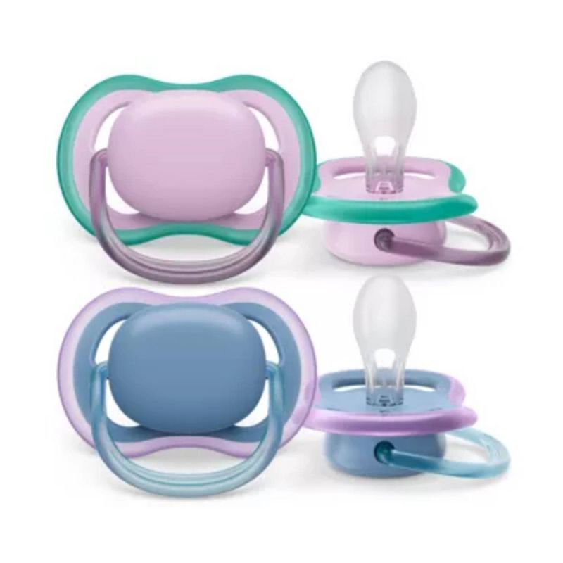 Avent Philips Ultra Air Pacifier 6-18 Months - Blue/Lilac - 2pk, 3 of 8