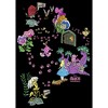 Boy's Alice in Wonderland Map Of Cheshire Cat Paw Prints T-Shirt - 2 of 4