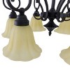 Yosemite Home Décor 95836R-6SS Florence Collection Six Light Chandelier, Sierra Slate - image 4 of 4