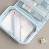 Anna-Kaci Hanging Toiletry Bag with Multi-Pocket Organizer and Foldable Carry Handle - 3 of 4