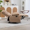 Upholstered Manual Recliner Sofa Chair,Extra Wide Recliner,Recliner Chairfor Living Room,Bedroom,Lounge,Apartment-Cuddlewood - 2 of 4
