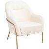 Eleazer Velvet Accent Chair  - Safavieh - image 4 of 4