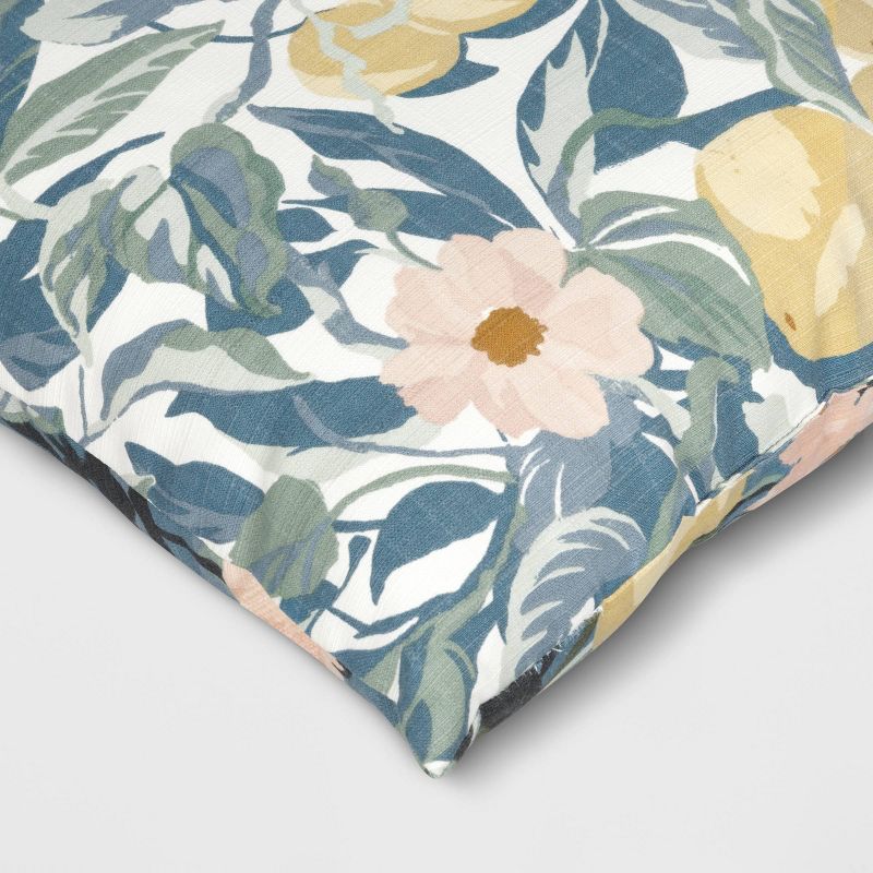 18&#34;x18&#34; Fruit &#38; Floral Square Indoor Outdoor Throw Pillow Multicolor - Threshold&#8482; designed with Studio McGee, 5 of 6