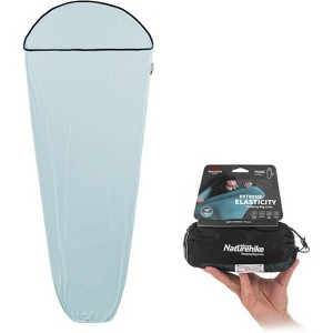 Naturehike Hut Sleeping Bag Ultralight Sleeping Bag Liner only 390g High Elasticity Travel Sleeping Bag with Small Pack Size for Backpacking - 1 of 4