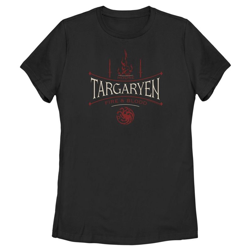 Women's Game of Thrones Targaryen T-Shirt, 1 of 5