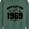 Women's - Peanuts - Snoopy and Friends Lightweight French Terry Wide Neck Long Sleeve Shirt - 2 of 4