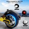 Topteng Electric Scooter for Adult with Deck Light -  220lb Capacity, 21.8 Mile Range, 8.5" Wheels - 3 of 4