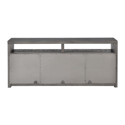 Lexington Casual Rustic Gray 70" Solid Pine TV Stand
