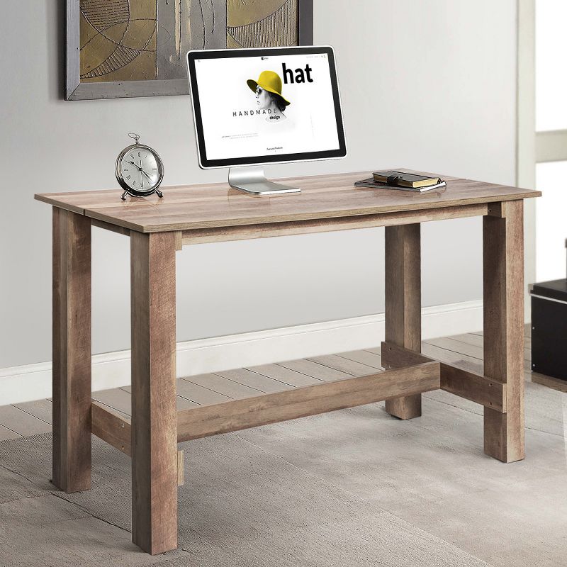 Costway Dining Table Counter Height Rectangular Kitchen Living Room, 4 of 11
