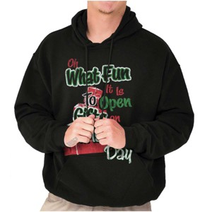 Oh What Fun Christmas Day Presents Hoodie Sweatshirt Women Men Brisco Brands - 1 of 4