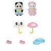 Calico Critters Nursery Friends Rainy Day Duo, Set of 2 Collectible Doll Figures with Accessories - 4 of 4