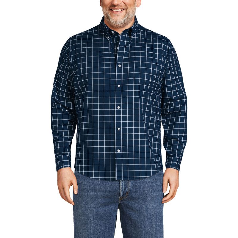 Lands' End Men's Traditional Fit No Iron Twill Shirt, 1 of 5