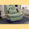 270 Swivel Glider Recliner Chair, Power Recliner Rocking Chair, USB Port Charge for Nursery Chair with Atmosphere Lamp - 2 of 4