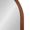 Kate and Laurel Hutton Wood Arch Mirror, 20x30, Walnut Brown - 3 of 4