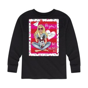 Boys' - Barbie - Hello Lovely Barbie Long Sleeve Graphic T-Shirt - 1 of 4