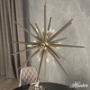 Hunter Fans 30" Jupiter Star Ceiling Light Alturas Gold Finish - 18 Bulbs, Dimmable, Indoor Use, Mid-Century Style Pendant - 4 of 4