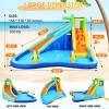 HOMDOX Inflateble Water Slides 157.5" × 137.8" × 89" for Kids w/450W Air Blower 6-in-1 Blow Up Water Park Crocodile Shower Head Indoor/Outdoor-Wet/Dry - 4 of 4