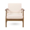XIYUYEU Patio Club Chair Set of 2, Outdoor Accent Chair with Acacia Wood Frame & Slat Panel Design - 3 of 4