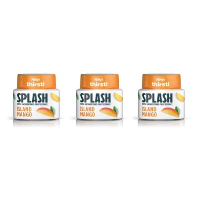 Ninja Thirsti Energy Peach Mango Flavored Water Drops : Target
