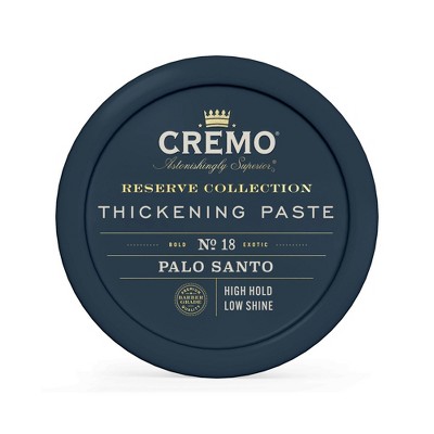 Cremo Palo Santo Reserve Collection Hair Thickening Pomade - 4oz