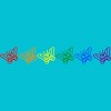 Adult Design By Humans Butterflies Rainbow Pride By ChariArtist T-Shirt - 2 of 2