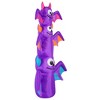 Occasions AIRFLOWZ INFLATABLE BAT STACK  6FT, 6 ft Tall, Purple - 4 of 4