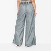 Women's Mid-Rise Wide Leg Cargo Pants - Wild Fable™ Light Teal Blue - 3 of 3