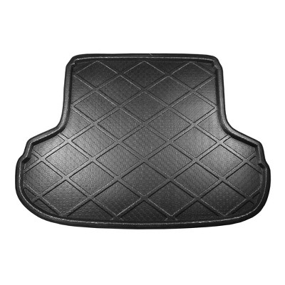 X AUTOHAUX Black Car Rear Trunk Floor Mat Cargo Boot Liner Carpet Tray for Hyundai Sonata 04-08