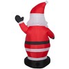 Gemmy Christmas Airblown Inflatable Santa, 4 ft Tall, Multi - 4 of 4