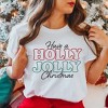 Simply Sage Market Women's Have A Holly Jolly Christmas Short Sleeve Graphic Tee - 2 of 4