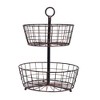 BirdRock Home Metal 2-Tier Wire Fruit Basket - Oil Rubbed Bronze - 3 of 4