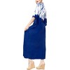 LA LEELA Women's House Daily Routine Evening Wear Loungewear Long Kaftan Cover Up Dress Maxi Dresses Caftans for Women 2X-3X Blue, Tie Dye Design - 2 of 4