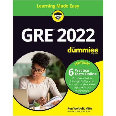 GRE 2022 for Dummies with Online Practice - 10th Edition by  Ron Woldoff (Paperback)