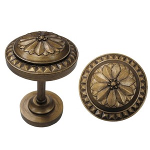 Colette Designer Decor Drapery Medallion Holdback - 5 Finishes - 1 of 1