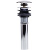 ALFI AB9056-BN Brushed Nickel Pop Up Drain for Bathroom Sink with Overflow - 2 of 4