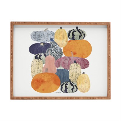 El buen limon Pumpkin still life Rectangular Tray -Deny Designs