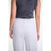 Lafidi Women’s High-Rise Straight Leg Pants – Elastic Waistband Work Trousers with Slash Pockets, Tailored Look - 4 of 4