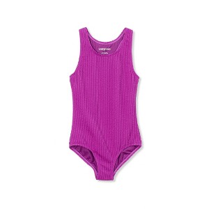 Lands' End Kids Chlorine Resistant Racerback One Piece Swimsuit - 1 of 2