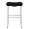 WestinTrends 29" Upholstered Saddle Seat Bar Stool - 3 of 4