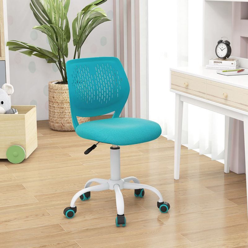 Tangkula Kids Desk Chair Ergonomic Swivel Children Mesh Study Height Adjustable, 3 of 9