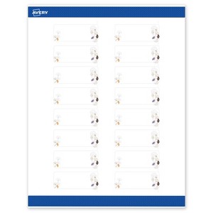 Avery Address Labels, Floral Design, 1" x 2-5/8", 160ct - 1 of 4