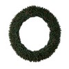 Nearly Natural 6’ Large Flocked Wreath with Pinecones, Berries, 600 Clear LED Lights and 1080 Bendable Branches - 3 of 4