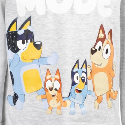 Bluey Bingo Dad Little Boys 3 Pack Long Sleeve T-Shirts Orange/Blue/Gray 6 — фото 7