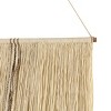 Hand Woven Yarn with Metal Bells Wall Art Cotton, Wood Dowel & Jute by Foreside Home & Garden - 4 of 4
