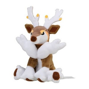 Pokemon Center: Sitting Cuties: Sawsbuck Winter Plush # 586 -  Generation 5 - 6 In - 1 of 4