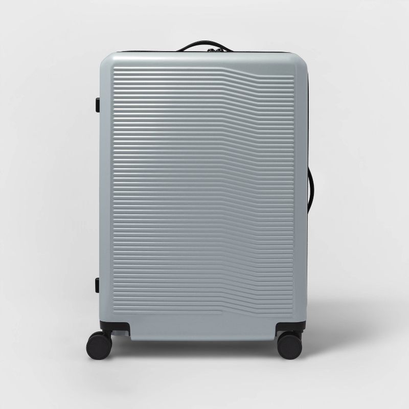 Signature Hardside Large Checked Spinner Suitcase - Open Story™, 1 of 15