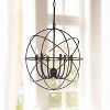 Evie Chandelier - LIT4521 - Black - Safavieh - 4 of 4